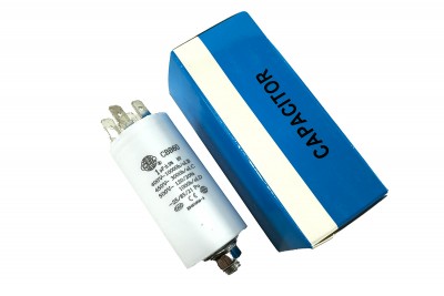 Конденсатор CBB60 1 мкФ 450V, з гайкою